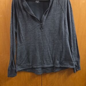 Avia Charcoal Gray Long Sleeve Pullover